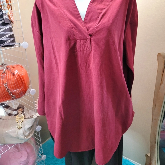 women's oversized blouse - Picture 6 of 7